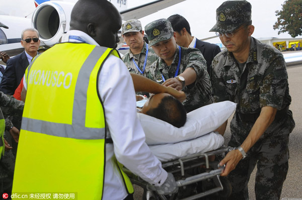 UN evacuates fourth Chinese peacekeeper injured in South Sudan to Uganda