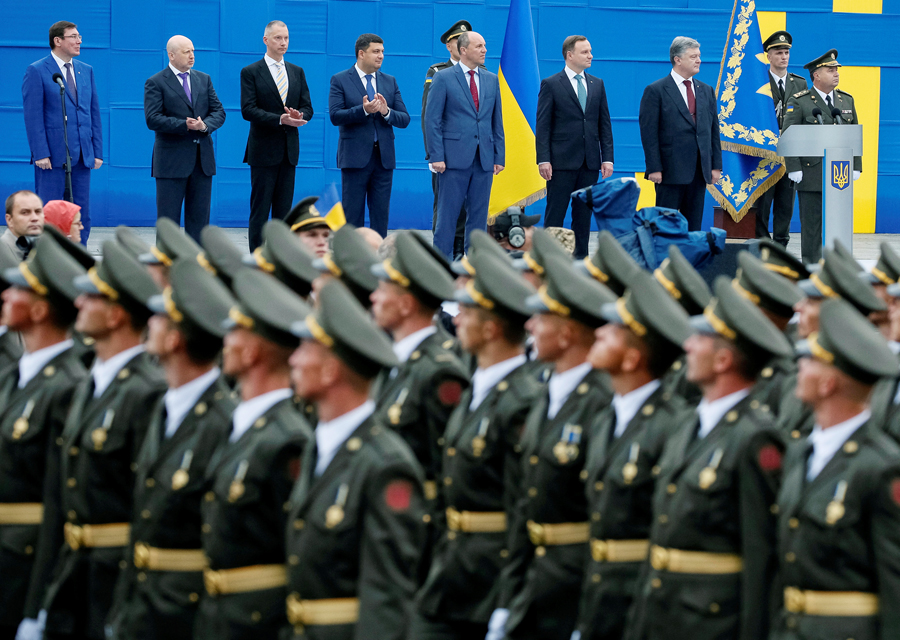 Ukraine celebrates Independence Day with military parade