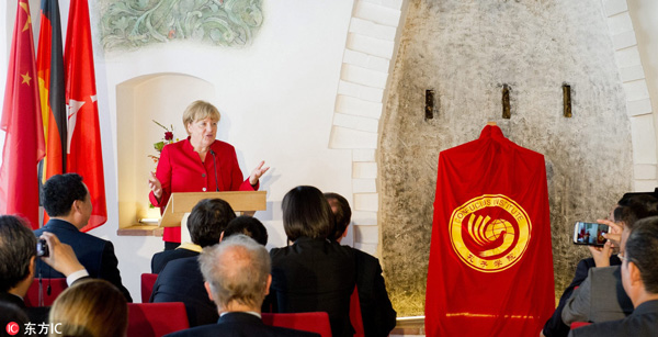 Merkel opens Germany's 17th Confucius Institute