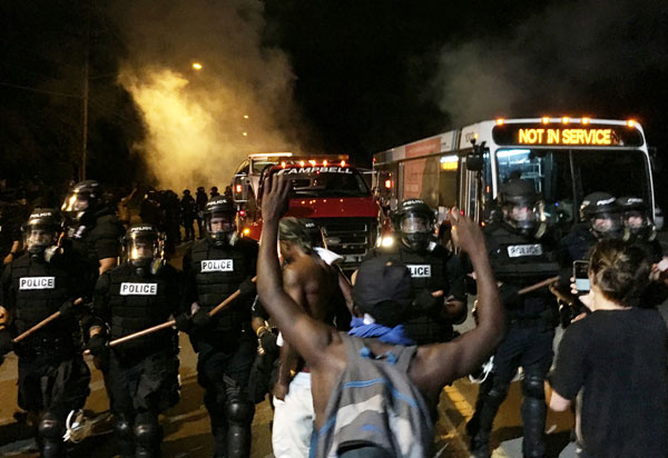 Charlotte hit with second night of unrest after police shooting