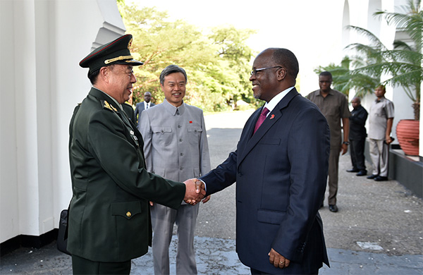 China's Fan Changlong promotes military ties with Tanzania