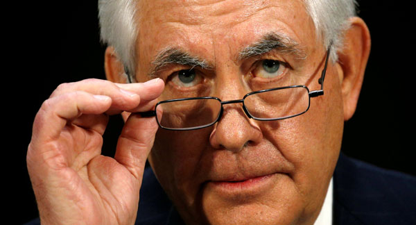 US Senate committee backs Tillerson as Trump's secretary of state