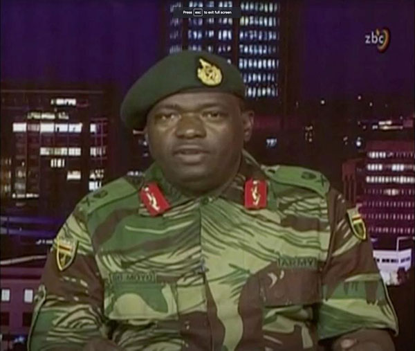 Several blasts heard in Zimbabwean capital, coup 'denied'