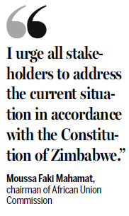 Peace urged for Zimbabwe amid crisis