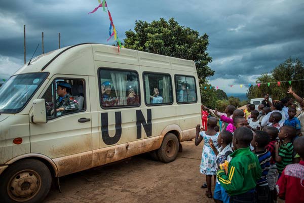 Chinese peacekeepers bring joy, solace to DRC orphans at SOS village