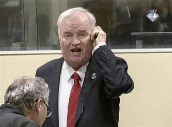 Mladic sentenced to life for genocide