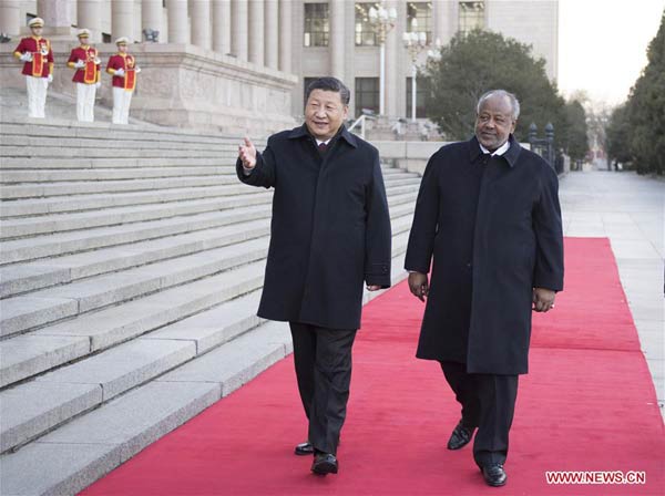 China, Djibouti agree to establish strategic partnership