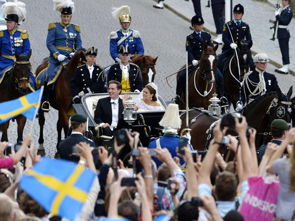 Swedish Princess Madeleine marries New York banker