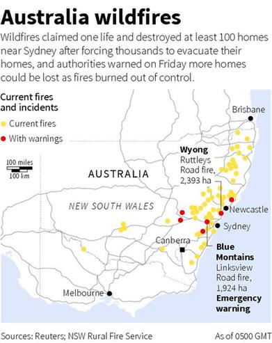 Australian authorities fear worsening wildfires