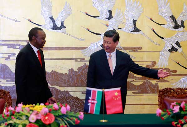China, Kenya agree to bolster relations
