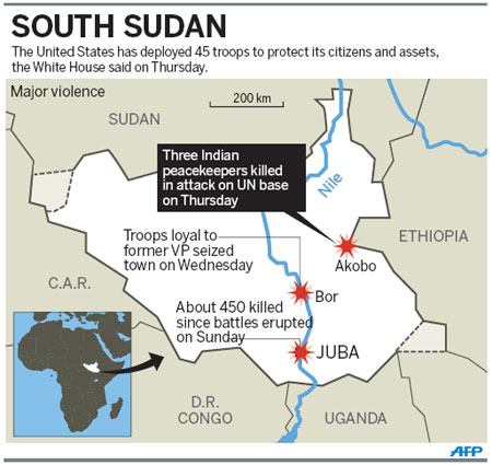 US sends special envoy to S. Sudan to help end violence